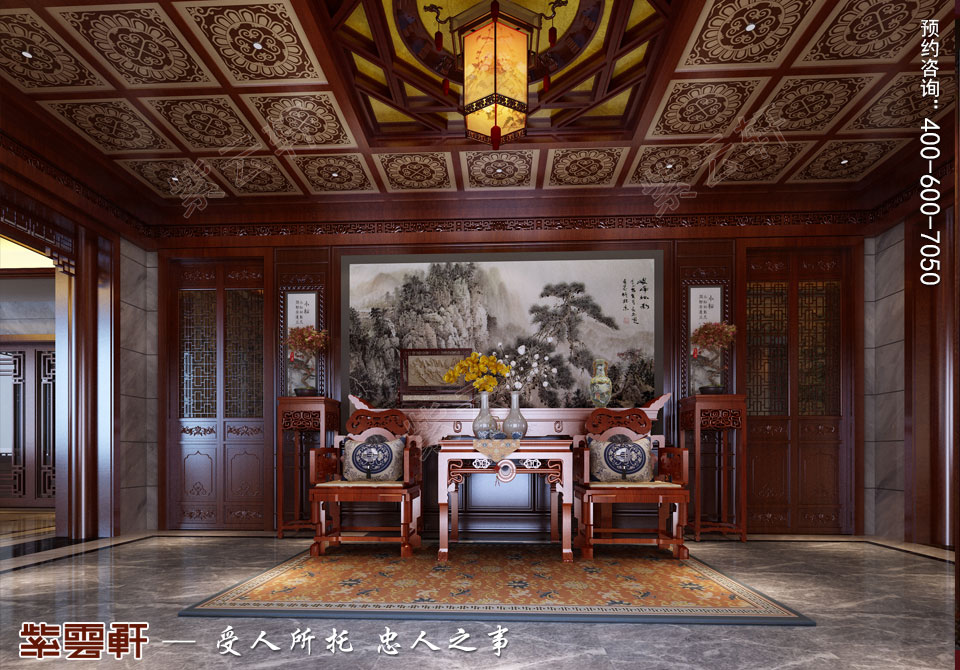 <a href=http://disposabletattoopen.com/gudianzhongshi/ target=_blank class=infotextkey>古典中式風格</a>別墅裝修玄關(guān)效果圖