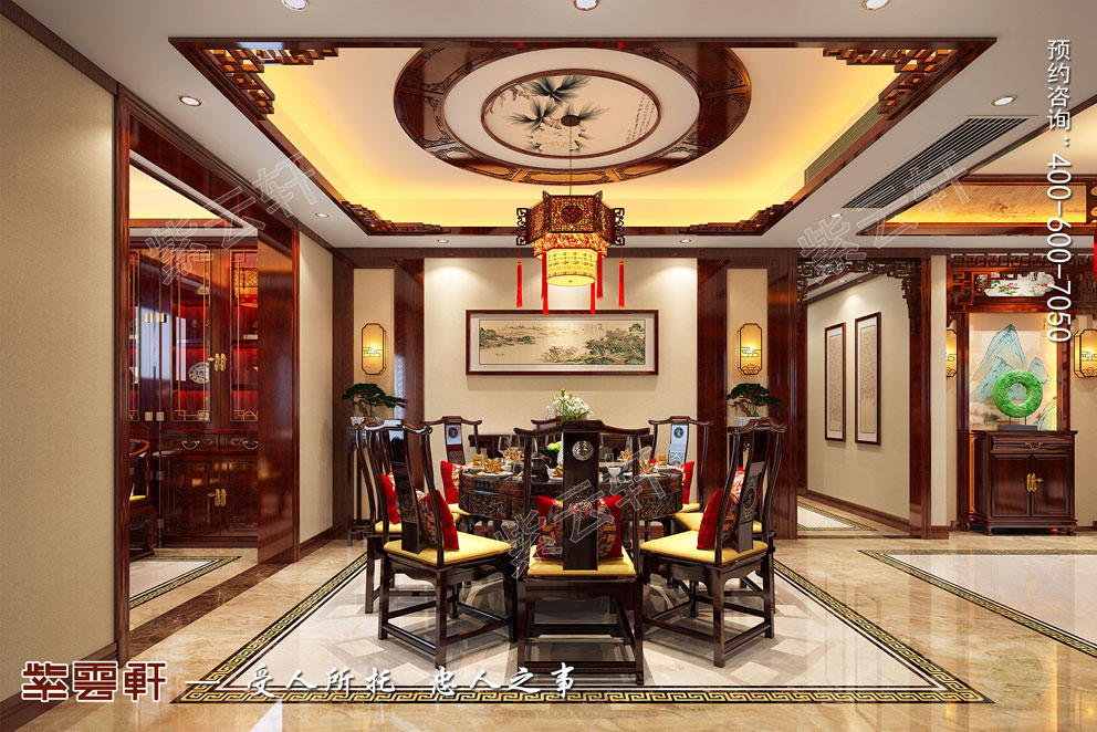 中式<a href=http://disposabletattoopen.com/canting/ target=_blank class=infotextkey>餐廳裝修效果圖</a>