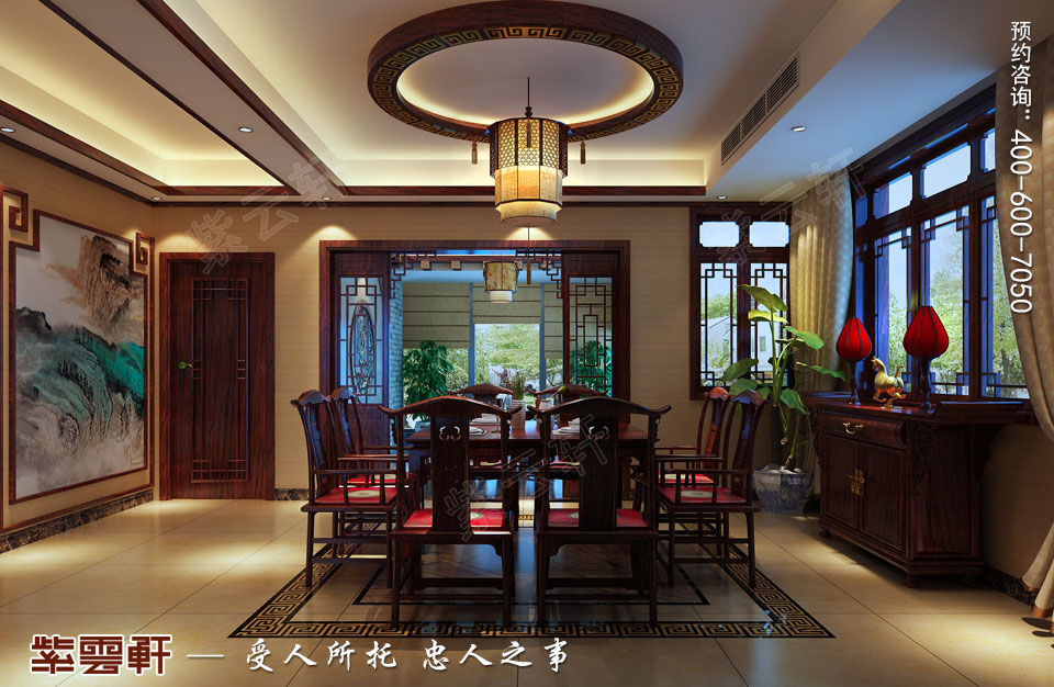 復(fù)式樓簡(jiǎn)約古典中式<a href=http://disposabletattoopen.com/canting/ target=_blank class=infotextkey>餐廳裝修效果圖</a>